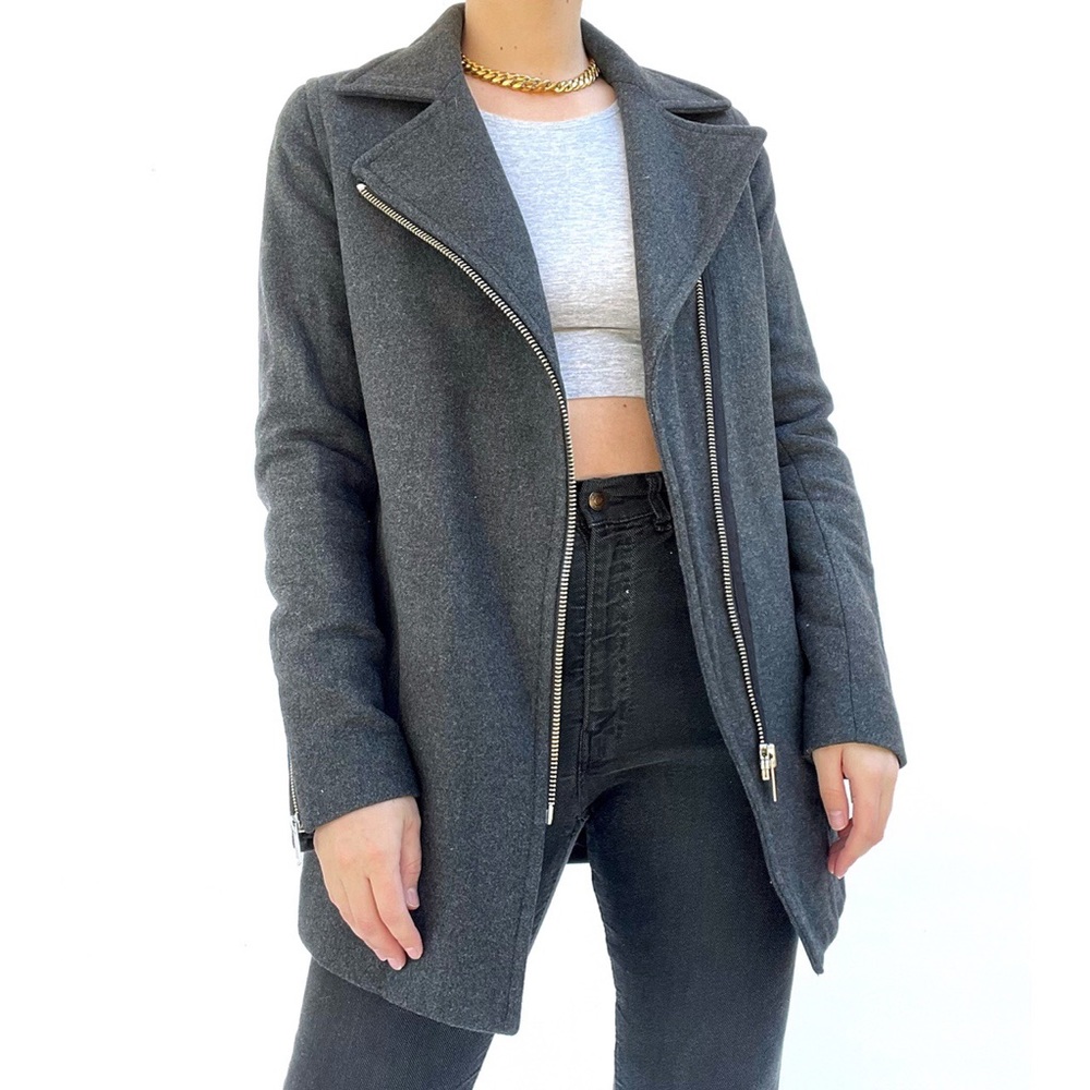 Wilfred Aritzia Free Moto Coat XXS - Picture 3 of 4
